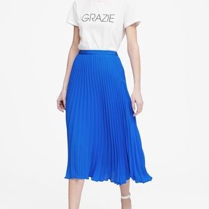 NWT Banana Republic Pleated Skirt Sz 8